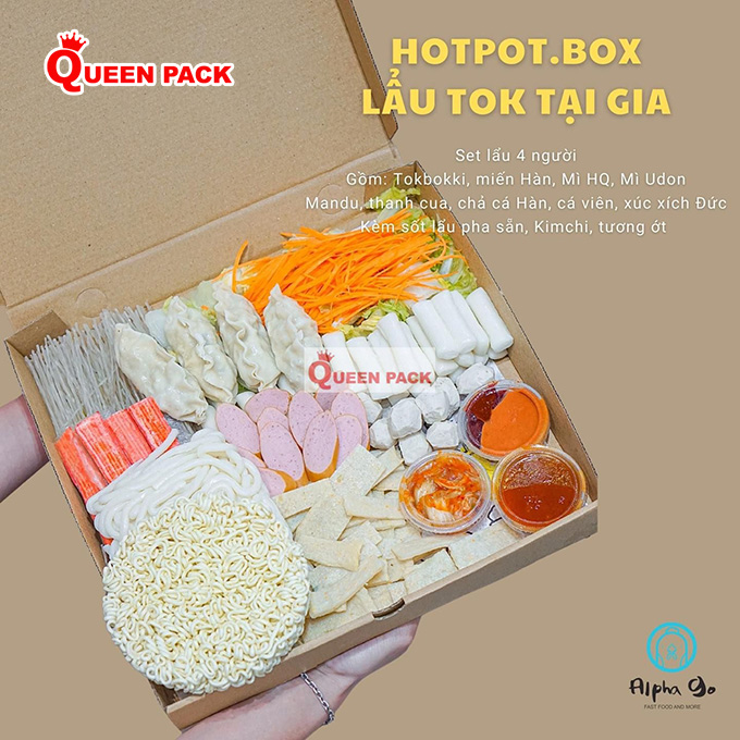 Hộp giấy vuông size 28