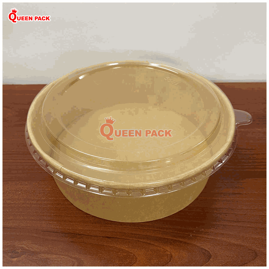 to giay kraft 1500ml kem nap nhua ops
