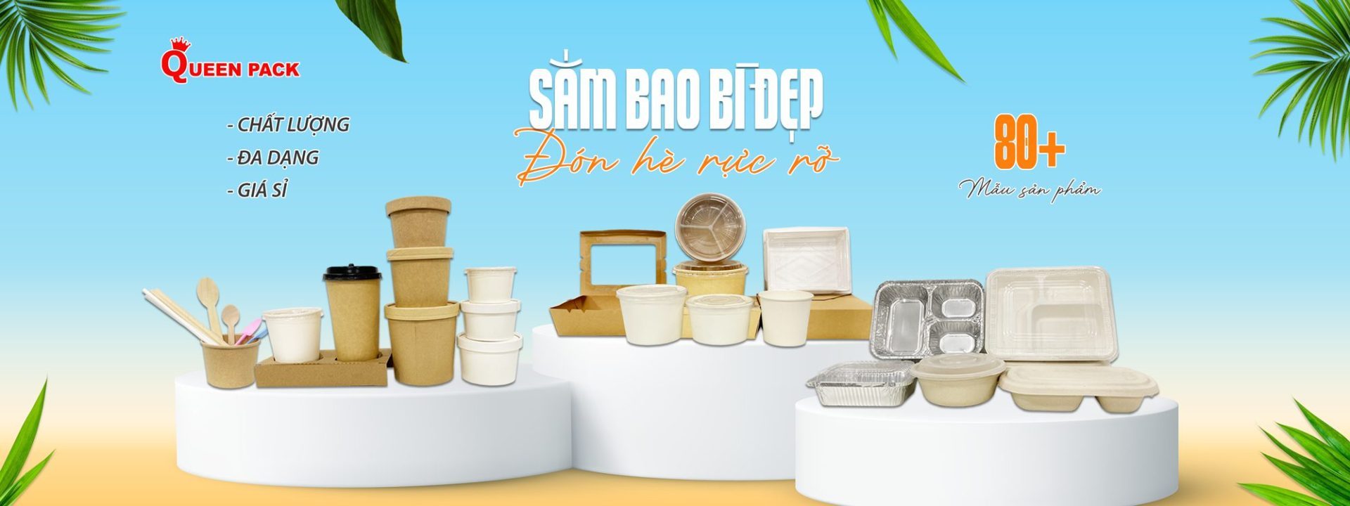 bao bi thuc pham mua he Queen Pack