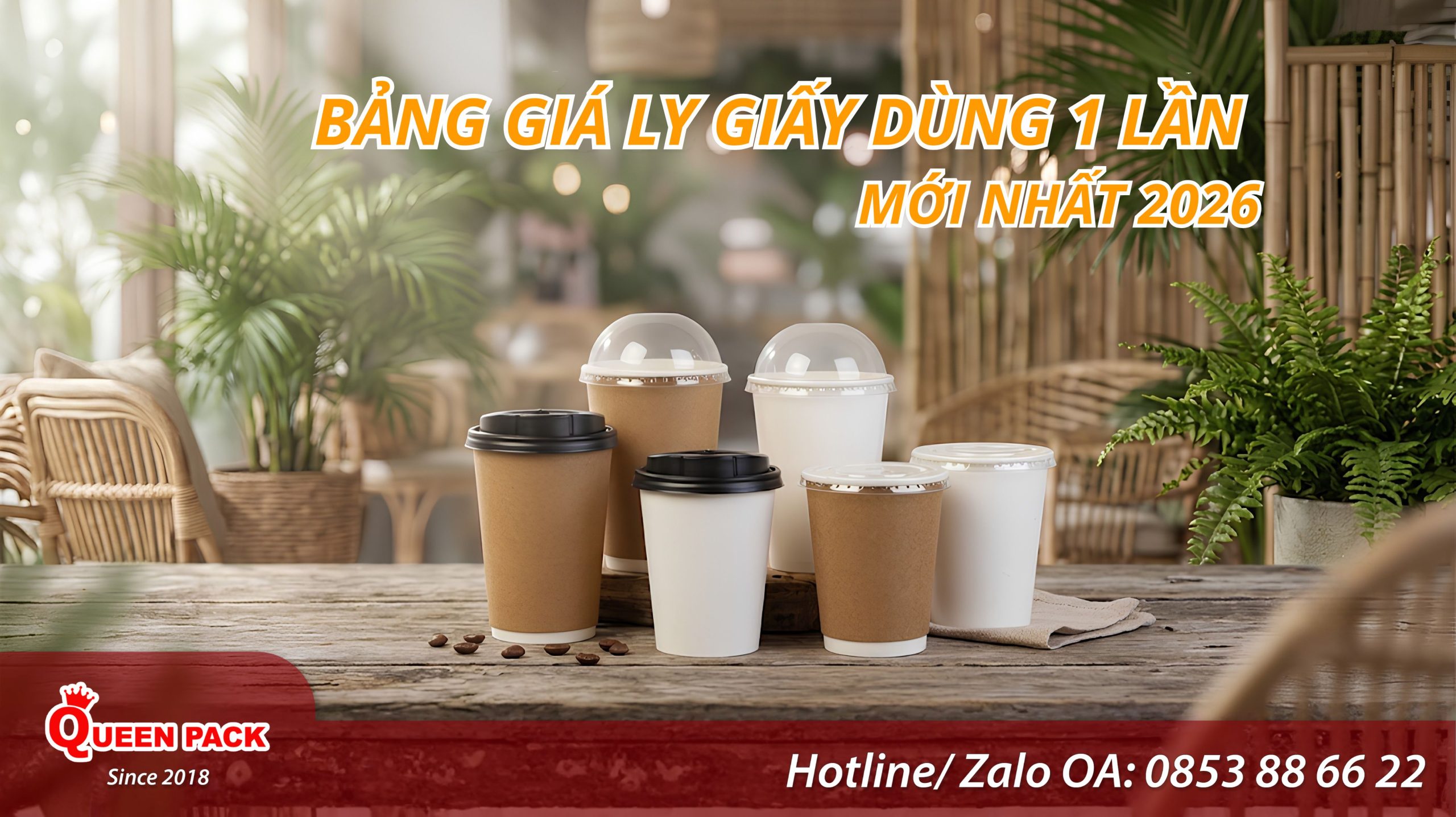 Bảng giá ly giấy dùng một lần